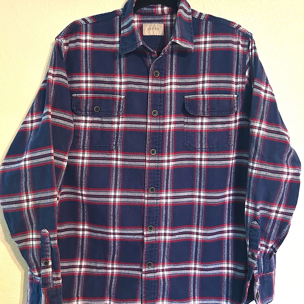 Jachs heavyweight plaid flannel shirts for men